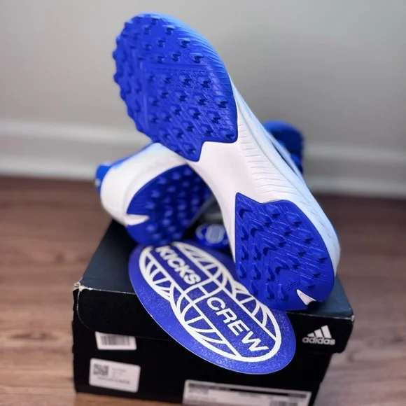 Adidas X Speedflow.3 TF Turf Soccer Cleats Blue White GW7509 Men’s 7.5/UK 7 NEW - Picture 9 of 13